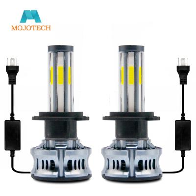 China 6 Sides 12000 Lumens H7 H11 9005 Diecast Aluminum Housing Car Led Headlights for sale