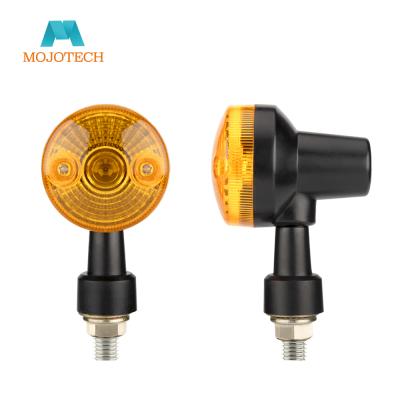 China 2Pcs High Quality 12 Led Color Blue&Amber Blinker Light ZJ101 Of Motorcycle LED Dual Turn Signal Light Signal Warning Light for sale