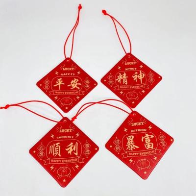 China China-chic New Customized Fruit Scents Hanging Car Freshener Paper Air With Fragrance for sale