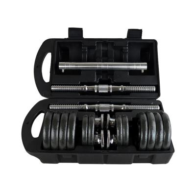 China Universal Adjustable Weight 50kg Gym Exercise Barbell Dumbbell Set for sale