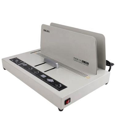 China Invoice Folder Thermal Document Contract Binding Machine 1-50mm Books Binding Hot Melt for sale