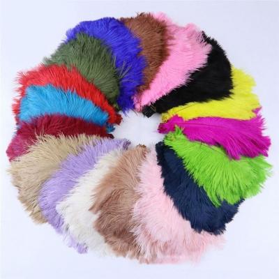 China Party/wedding/party & wedding supply white carnival decoration/grament and dyed colors 20-25cm artificial bulk ostrich feathers on sale cheap for sale