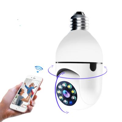 China Came E27 Audio Home Security Light 1080P NIGHT VISION WiFi Fisheye CCTV Bulb Lamp IP Wireless Panoramic Camera Two Ways for sale