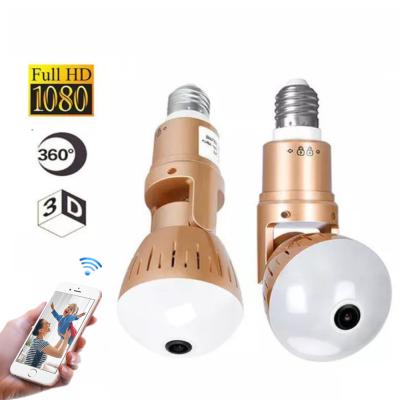 China Newest NIGHT VISION IP Camera Bulb Lamp Light 2MP HD Radio 360 Degree Panoramic Light Security CCTV Wifi Video Camera Surveillance Home for sale