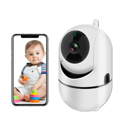 China Wifi /Two-way/Automobile Audio/Night Vision Tracking 2021 New Style Baby Monitor Audio Camera 1080P Wireless Indoor IP Camera Full HD For Baby& Pet Monitor for sale