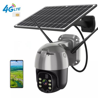 China Solar CCTV P2P IR PTZ Function 3G 4G Camera 1080P HD GSM SIM Card WIFI Recording IP Camera Wireless Security Outdoor Night Vision 30M Tuya for sale