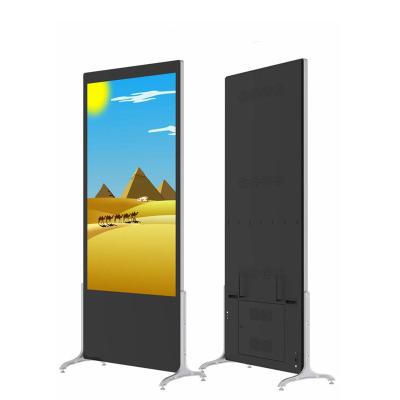 China 55 65 Touch Screen Kiosk-Boden des Zoll-4K Pcap multi, der PCAP mit Kamera steht zu verkaufen