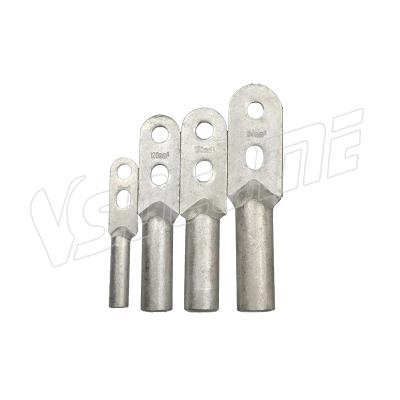 China 99.5% Pure Aluminum Cable Hook Al Crimp Aluminum Terminal Lug 2 Holes DL for sale