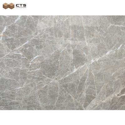 China Coastal Natural Classic Marble Tiles Castle Interior Decoration Gray Marble Slabs for sale