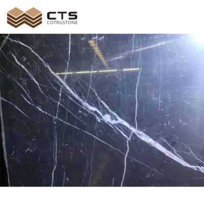 China Nero Marquina China Slabchina Modern Slab Products Portoro Tiles Marble Black And White Marble Tile for sale