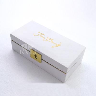 China Fancy Handmade Custom Printing Paper Packaging Box Magnetic Blank For Skin Care Cosmetic Bottle for sale