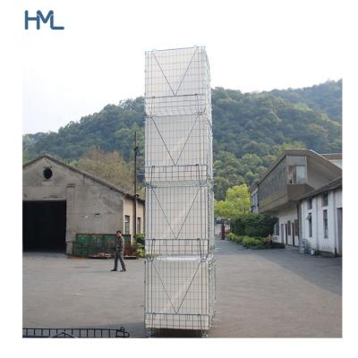 China Four Foldable High Material Handling Stackable Metal Wire Mesh Storage Cage For Pet Pretraining Industry for sale