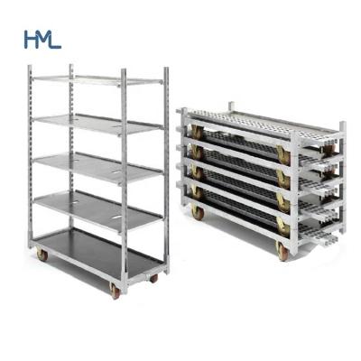 China Highly Multifunctional Height-Adjustable Danish Flower Cart Plates Containers For Horticulture Industry for sale