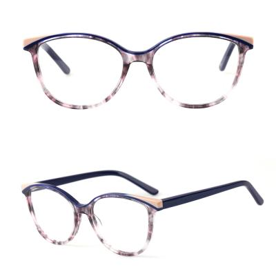 China Cheap Fashion OEM Optical Medicated Woman Eye Medical Glasses ACETATE for sale