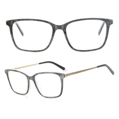 China Unisex Square Leg Acetate+Metal HC0321 Metal Optical Frames for sale