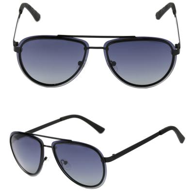 China Fashion Sunglasses 1820X New Design Pilot Metal Polarized Mens Rimless Sunglasses for sale