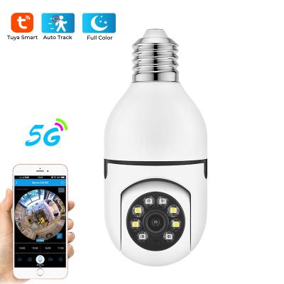 China Human Motion Tracking 2MP Motion Tracking 360 Degree Light Bulb Ptz Camera Home Security Ptz Audio Detection Camera 5g Wireless Lightweight Dual Way Wifi 2 for sale