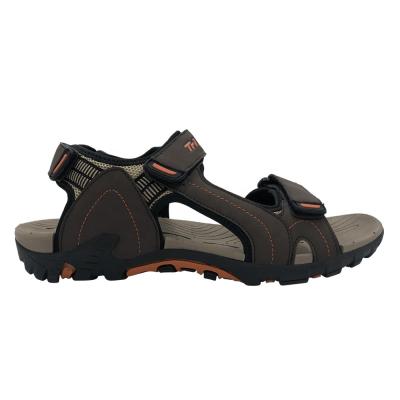 China Wholesale Custom Made Flat Men Sandals PU Sandals Flat Sandals for sale