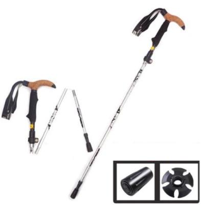 China Aluminum outdoor walking alpenstock /camping tent pole /walking poles trekking poles increasing retractable trekking stick Poles for sale