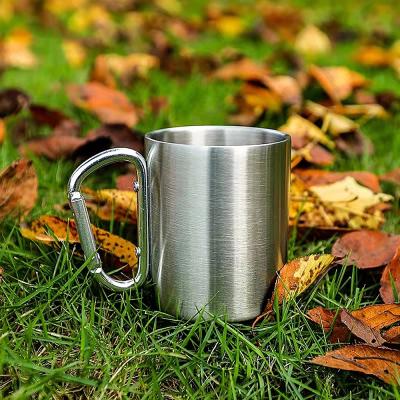 China 220ml Travel Capacity Stainless Steel Stored Portable Heating Coffee Mug for sale