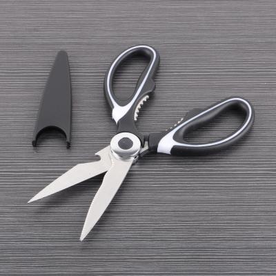 China Durable Kitchen Tools 3CR13 Stainless Steel Multifunctional Kitchen Fish Carving Scissors for sale