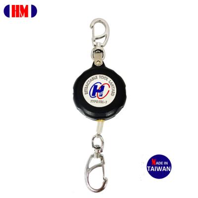 China Cable Steel ABS Cover Retractable Tool Lanyard for sale