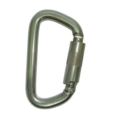 China Stainless Steel Meet EN362 Certified Stainless Steel Quicklock Carabiner for sale