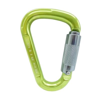 China High Quality Aluminum Key Lock Carabiner Triple Key Lock HMS for sale