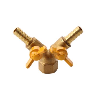 China High Quality Corrosion Resistance Wholesale Wire Screw Pipe Connection Ball Gas Copper External Valve for sale