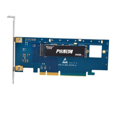 China 3,0 M2 NVMe aan PCIe-Adapter NVMe M Key Support 22110 2280 2260 2242 Te koop