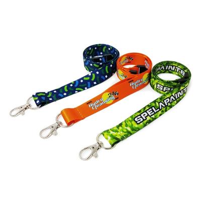 China Promotional Silkscreen keychian lanyard printing full color lanyard dye sublimated lanyards for sale