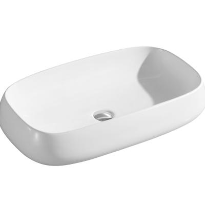 China AB8437 Bathroom Ceramic Art Washing Basin Sink 715*420*145mm Hair Sink Durable for sale