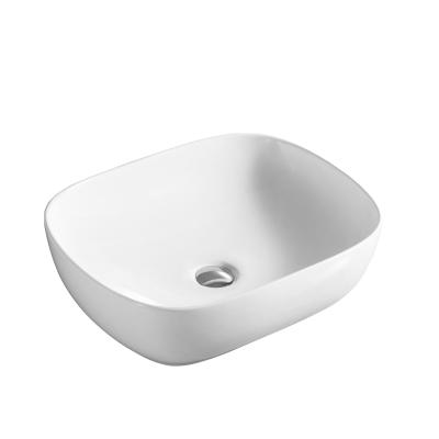 China Bathroom Hand Wash Basin Modern Ceramic Sanitary Ware ModernOval Countertop Art Basin for sale