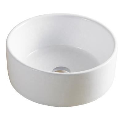 China Sanitar Ware Easy Clean Bathroom Around Sink Wash Ceramic Hand Basin For Small Washroom Wash Basin for sale