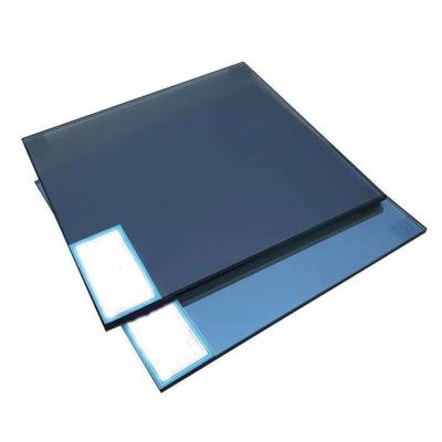 China Wholesale Promotional Beautiful and Classy Blue Glass Tinted Glass Ford Ocean Blue Coated Glass for sale