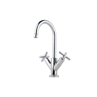 China Thermostatic Faucets Double Handle Low Profile 360 ​​Rotation Water Faucet Filter Swivel Kitchen Sink Faucet for sale