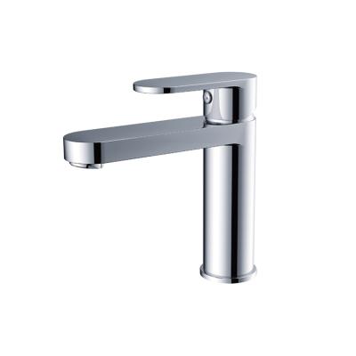 China Without Slide Bar Zinc Handle Water Mixer Tap Chrome Basin Faucet Luxury Bathroom Sink Faucet for sale