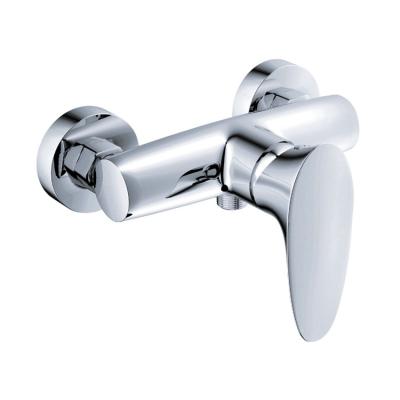 China Without Slide Bar Wall Mount Chrome Bathroom Fittings Tub Taps Brass Shower Faucets Shower Mixer for sale