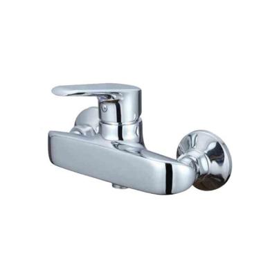 China Without Slide Bar Bathroom Shower Wall Mounted Faucets Mixer Cold Hot Bath Faucet for sale