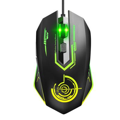 China Factory OEM Gaming PC Accessories Gaming and 6-Color Laptop Gaming Mouse Suitable for Computer and Phone 4800DPI Optical Gaming Mouse for sale