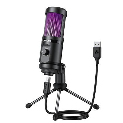 China USB Microphone MAONO USB High Security Tripod Conference Microphone Condenser MIC for Computer Game Recording Microphones for sale