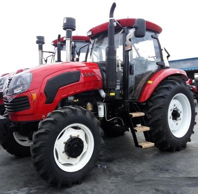 China Farm tractor Weifang brand 130hp farm tractor model 1204 wheeled tractor drive with implements for sale for sale