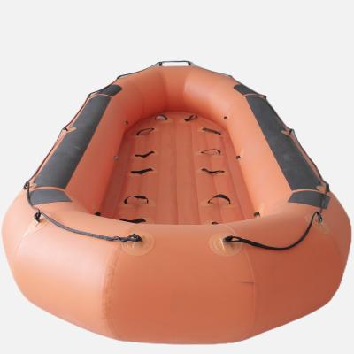 China Enjoy Wonderful Outdoor Water Raft Boat PVC Leisure Experience Inflatable Drift Boat Rowing Fishing Waters Boat for sale