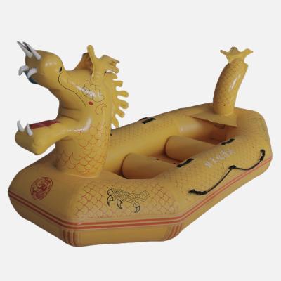 China Enjoy Experience Wonderful Outdoor Water Sports Water Float Inflatable Boat Chinese Dragon Toys Inflatable Dragon Boat for sale