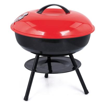 China Easily Assembled Portable Heater Brazier Outdoor Round Steel Fire BBQ Trolley Kettle Weber Charcoal BBQ Grill From China Manufacturer for sale