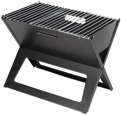 China Easily Assembled Outdoor Folding Camping Charcoal BBQ Grills Portable Collapsible BBQ Grill Charcoal Grill for sale