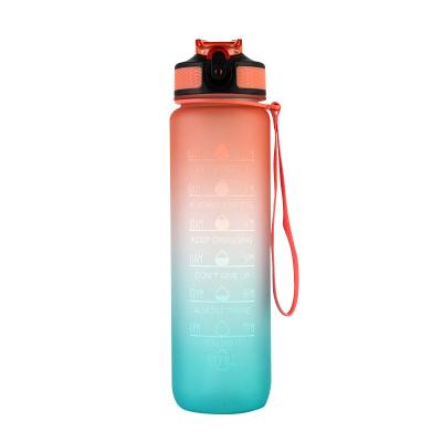 China Outdoor Travel Water Bottle Eco-Friendly Stored Mountaineering Sports Kettle Gym Water Jug Customizable Bottle With Straw for sale