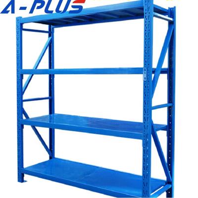 China Suitable for out racks 4 layers for warehouse 4 shelf unit design store rack for sale