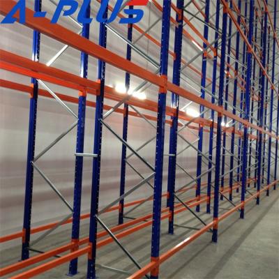 China Suitable for Nanjing Outdoor Double Racking Pallet Deep Racking Shelving for sale