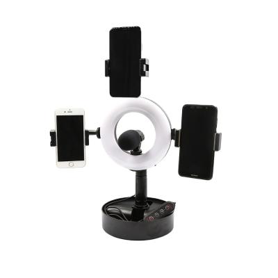 China ABS+Aluminum Alloy 6 Inch RGB Selfie Led Light With Tripod Stand For Live Stream /Makeup/YouTube/Tiktok for sale